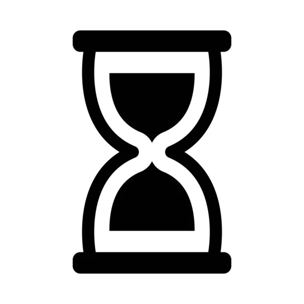 Hourglass Векторна Ікона Гліф Особистого Комерційного Використання — стоковий вектор