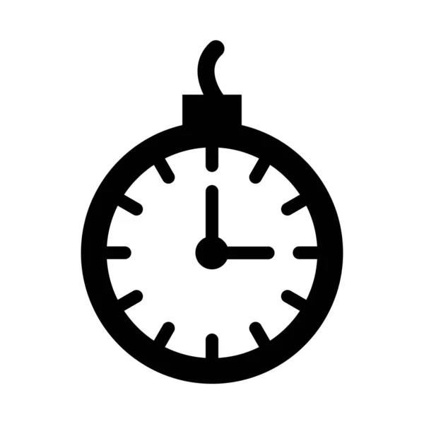 Icône Vectorielle Glyphe Date Limite Pour Usage Personnel Commercial — Image vectorielle
