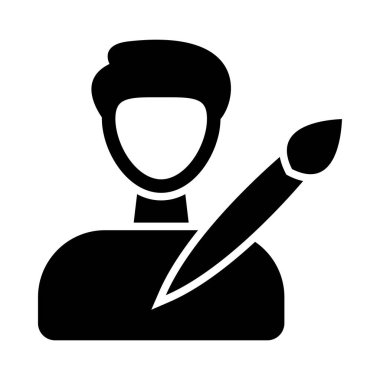 Kişisel ve Ticari Kullanım İçin Tasarımcı Vektörü Glyph Simgesi