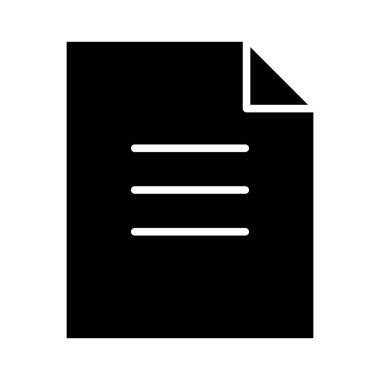 Kişisel ve Ticari Kullanım İçin Yeni Belge Vektörü Kabartma Simgesi