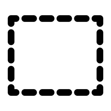 Kişisel ve ticari kullanım için Marquee Vektör Glyph Simgesi