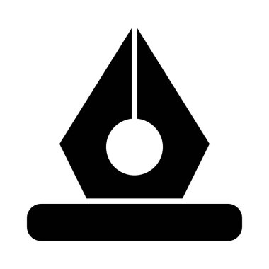 Kişisel ve ticari kullanım için dayanak noktası vektörü kabartma simgesi