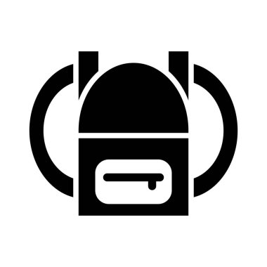 Kişisel ve ticari kullanım için Sırt Çantası Vektörü Glyph Simgesi