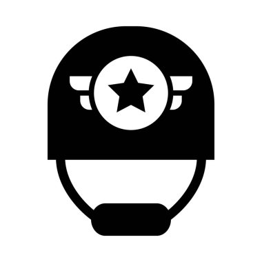 Kişisel ve Ticari Kullanım İçin Miğfer Vektörü Kabartma Simgesi