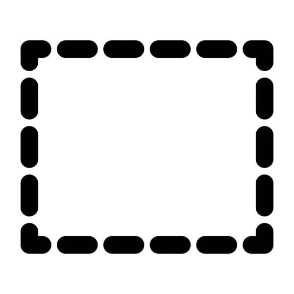 Marquee Векторна Ікона Гліф Особистого Комерційного Використання — стоковий вектор