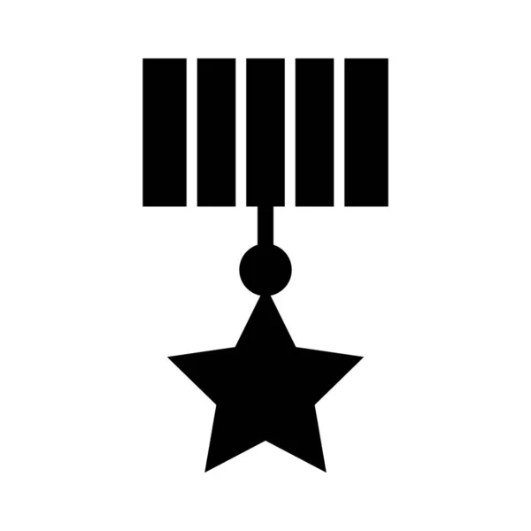 Векторная Икона Звездная Медаль Личного Коммерческого Использования — стоковый вектор