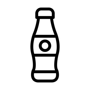 Kişisel ve ticari kullanım için Kola Vektörü Kalın Çizgi Simgesi