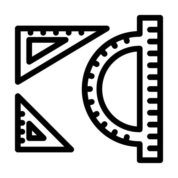 Геометрический Вектор Толстая Линия Икона Личного Коммерческого Использования — стоковый вектор