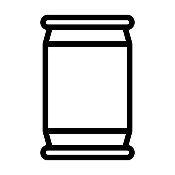 Icono Línea Gruesa Del Vector Bebida Energía Para Uso Personal — Vector de stock