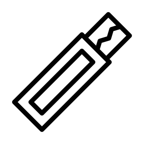 Ikon Garis Tebal Gum Vektor Untuk Penggunaan Pribadi Dan Komersial - Stok Vektor