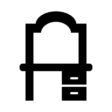 Kişisel ve Ticari Kullanım İçin Masa Vektörü Kabartma Simgesi