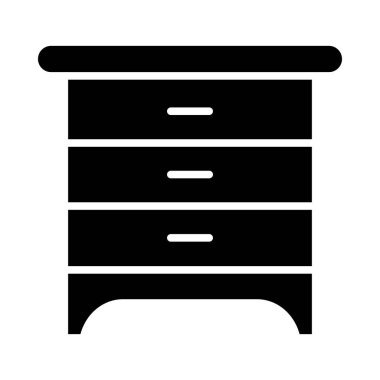 Kişisel ve Ticari Kullanım İçin Çekmece Vektörü Kabartma Simgesi