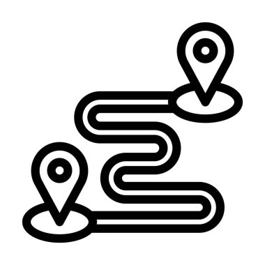 Kişisel ve ticari kullanım için hedef Vector Kalın Çizgi Simgesi