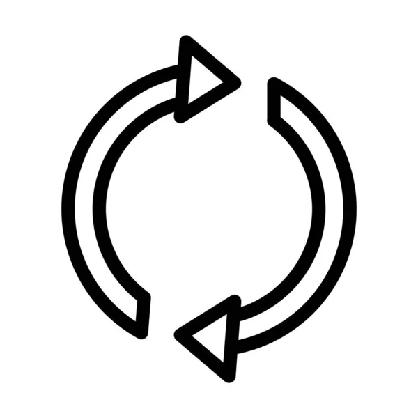 Aktualisieren Sie Vector Thick Line Icon Für Den Persönlichen Und — Stockvektor