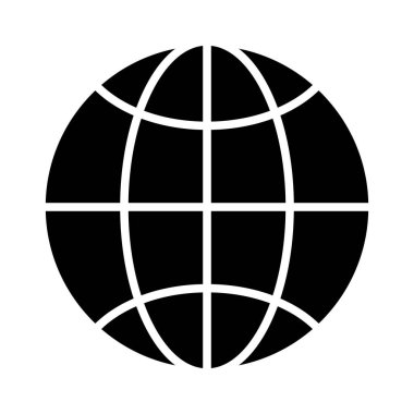 Kişisel ve Ticari Kullanım İçin Web Sitesi Vektörü Glyph Simgesi