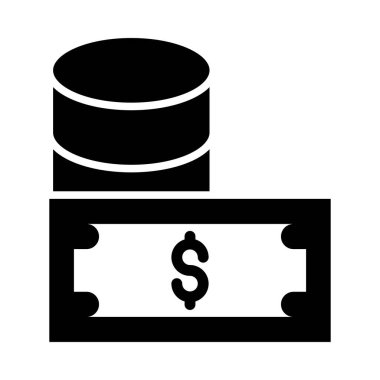 Kişisel ve ticari kullanım için Nakit Akış Vektörü Kabartma Simgesi