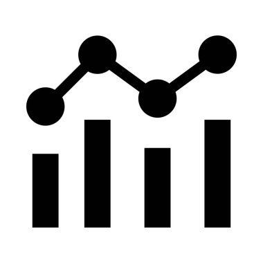 Kişisel ve Ticari Kullanım İçin Veri Analizi Vektörü Kabartma Simgesi