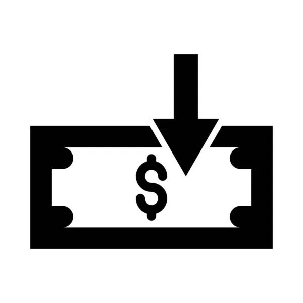 Kosten Pro Klick Vector Glyph Icon Für Den Persönlichen Und — Stockvektor