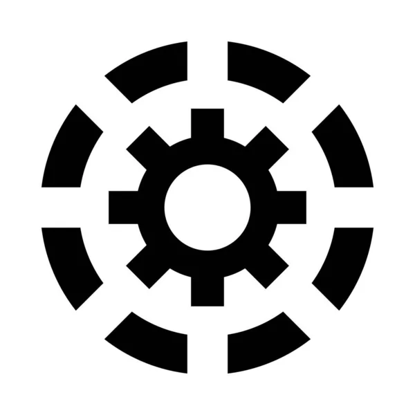 Automation Vector Glyph Icon Voor Persoonlijk Commercieel Gebruik — Stockvector