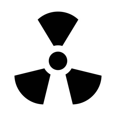 Kişisel ve ticari kullanım için Nükleer Vektör Kabartma Simgesi
