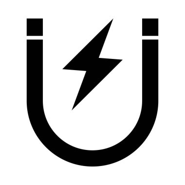 Kişisel ve ticari kullanım için manyetik vektör kabartma simgesi