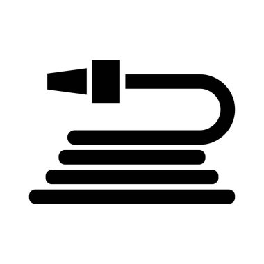 Kişisel ve ticari kullanım için Su Hortumu Vektörü Kabartma Simgesi