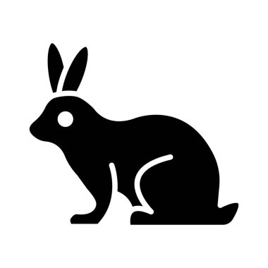 Kişisel ve ticari kullanım için Tavşan Vektörü Kabartma Simgesi