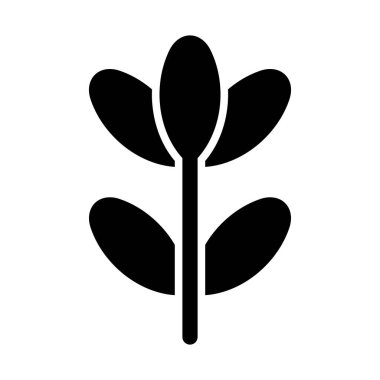 Kişisel ve ticari kullanım için bitki vektörü kabartma simgesi