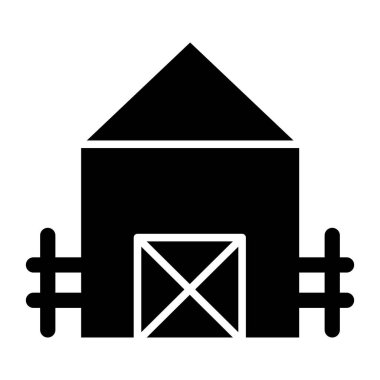 Kişisel ve ticari kullanım için Ahır Vektörü Kabartma Simgesi