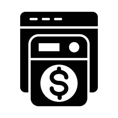 Kişisel ve ticari kullanım için Para Aklama Vektörü Kabartma Simgesi