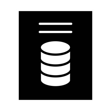 Kişisel ve Ticari Kullanım İçin Veri Vektörü Kabartma Simgesi