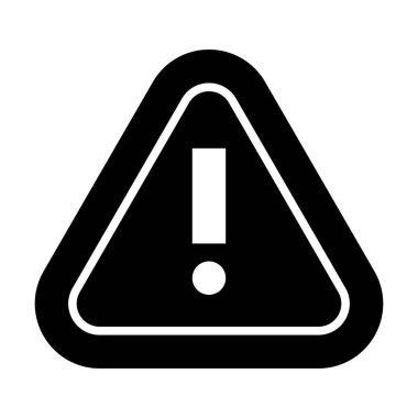 Kişisel ve Ticari Kullanım için Hata İleti Vektörü Glyph Simgesi