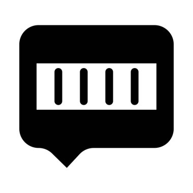 Kişisel ve Ticari Kullanım İçin Yorum Vektörü Kabartma Simgesi