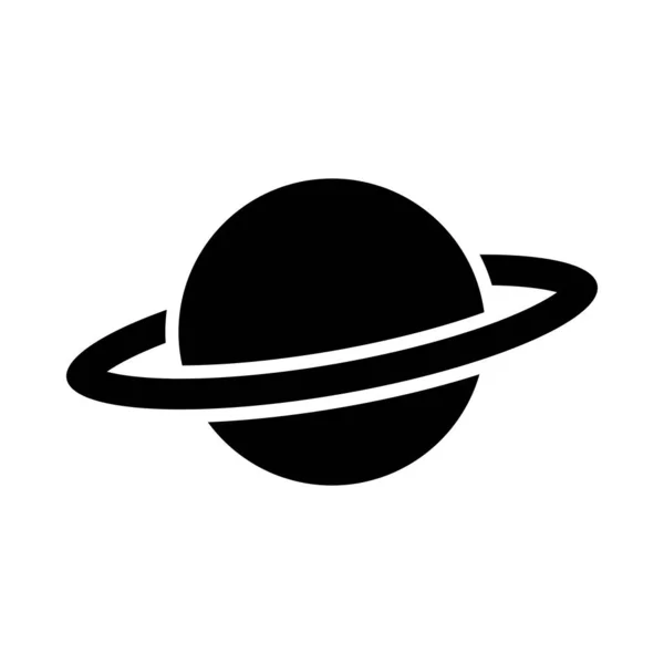 Planeta Vector Glyph Icono Para Uso Personal Comercial — Archivo Imágenes Vectoriales