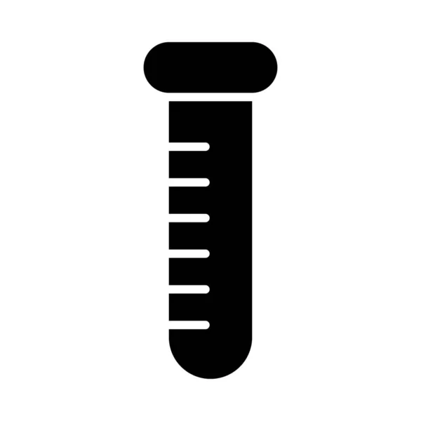 Reagenzglas Vector Glyph Icon Für Den Persönlichen Und Kommerziellen Gebrauch — Stockvektor