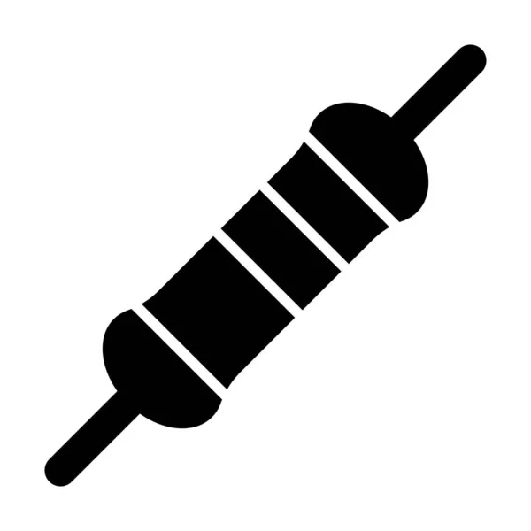 Resistance Vector Glyph Icon Für Den Persönlichen Und Kommerziellen Gebrauch — Stockvektor