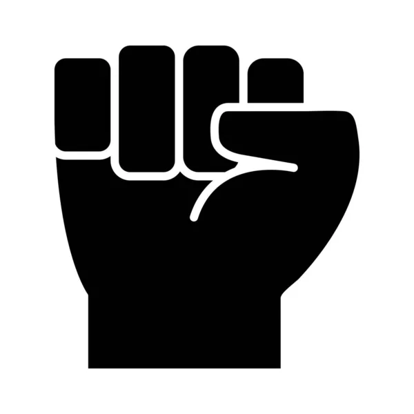 Protest Vector Glyph Icon Para Uso Personal Comercial — Vector de stock