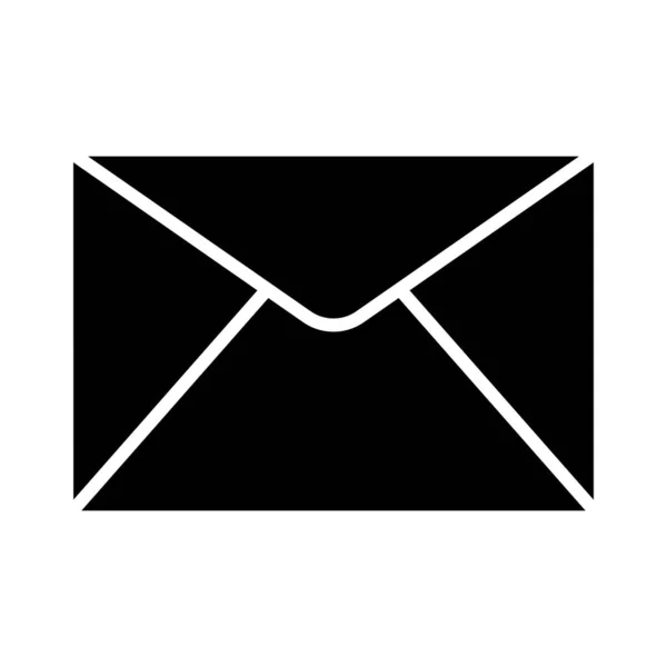 Mail Vector Glyph Icoon Voor Persoonlijk Commercieel Gebruik — Stockvector
