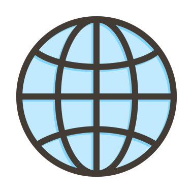 Web Sitesi Kalın Çizgisi Kişisel ve Ticari Kullanım İçin Renklerle Dolu