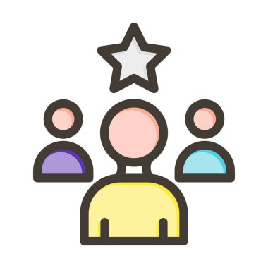 Liderlik Kalın Çizgisi Kişisel ve Ticari Kullanım İçin Renklerle Dolu