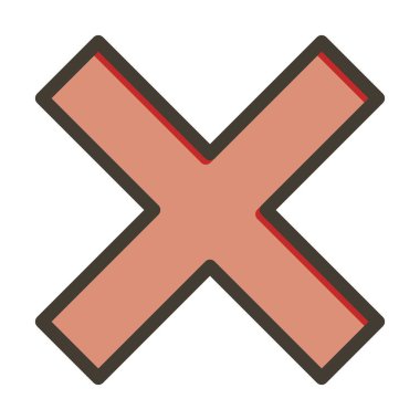 Kişisel ve Ticari Kullanım İçin Renklerle Dolu Kalın Çizgiyi Reddet