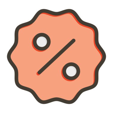 İndirim Kalın Çizgisi Kişisel ve Ticari Kullanım İçin Renklerle Dolu