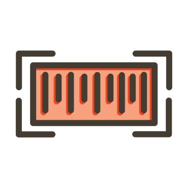 Barkod Kalın Çizgisi Kişisel ve Ticari Kullanım İçin Renklerle Dolu