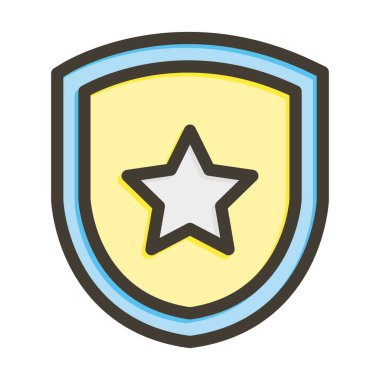 Kalkan Kalın Çizgisi Kişisel ve Ticari Kullanım İçin Renklerle Dolu