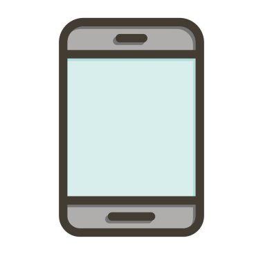 Akıllı Telefon Kalın Çizgisi Kişisel ve Ticari Kullanım İçin Renklerle Dolu