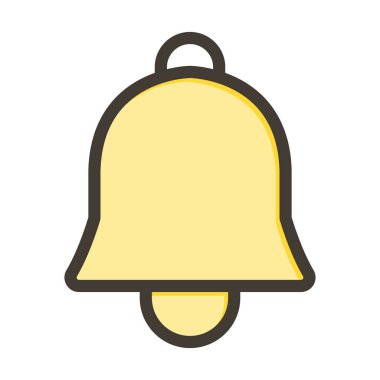 Kişisel ve ticari kullanım için renkler doldurulmuş uyarı çanı kalınlığı