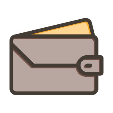 Çanta Kalın Çizgisi Kişisel ve Ticari Kullanım İçin Renklerle Dolu