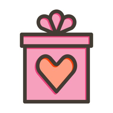 Düğün Kalın Çizgisi Kişisel ve Ticari Kullanım İçin Renklerle Dolu