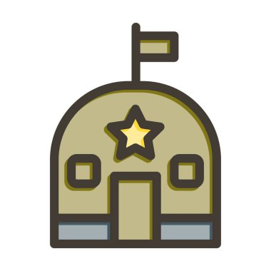 Askeri Taban Çizgisi Kişisel ve Ticari Kullanım İçin Renklerle Dolu