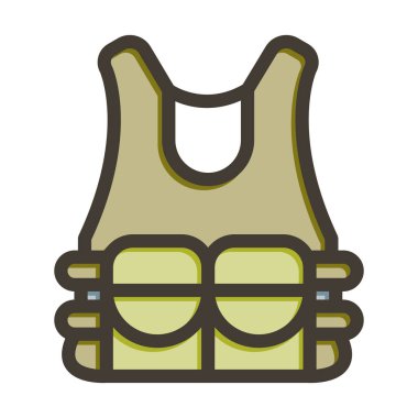 Kurşun geçirmez yelek çizgisi Kişisel ve ticari kullanım için renklerle doluydu